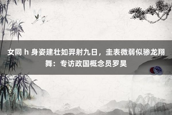 女同 h 身姿建壮如羿射九日，圭表微弱似骖龙翔舞：专访政国概念员罗昊