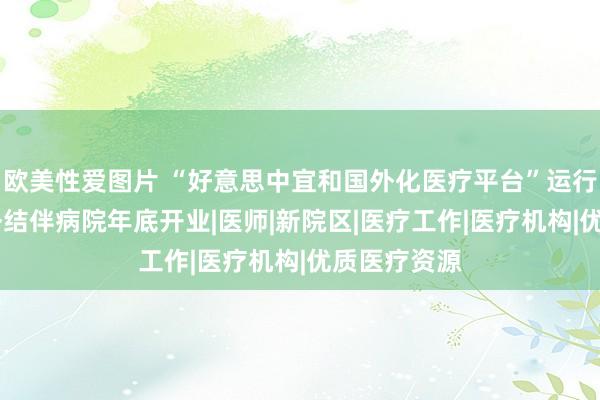 欧美性爱图片 “好意思中宜和国外化医疗平台”运行 新三级中外结伴病院年底开业|医师|新院区|医疗工作|医疗机构|优质医疗资源